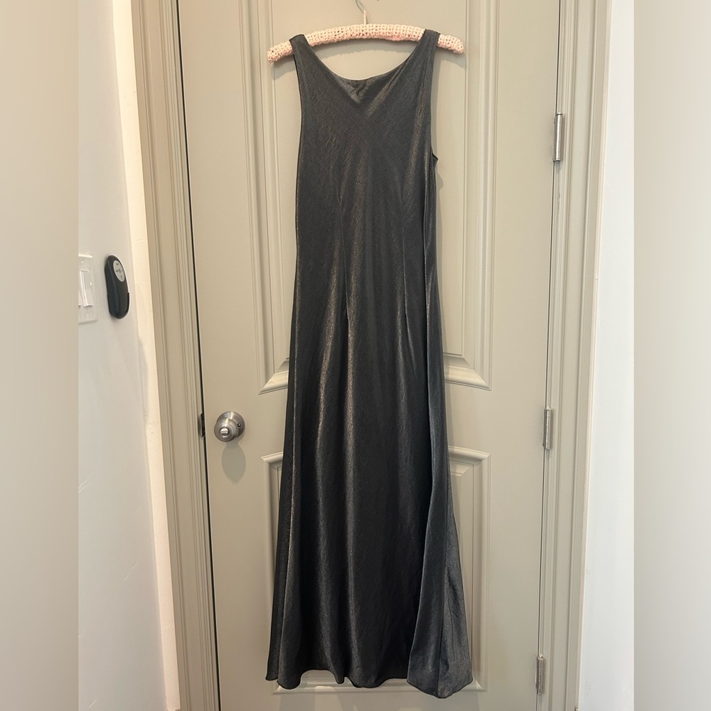 Vintage 1990s Pewter Sheath Dress